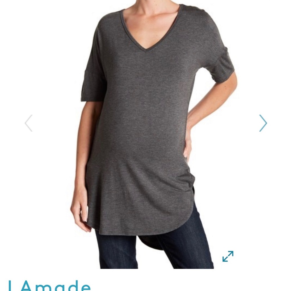 High - Low Maternity Tunic Top